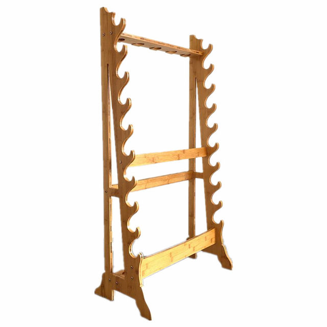 Floor-to-ceiling one-piece sword frame sword holder vertical eighteen ...