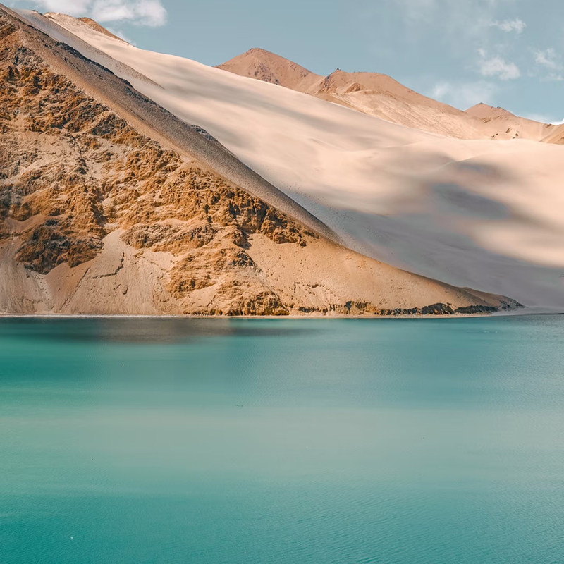 【喀什起止】新疆旅游白沙湖瓦汗走廊盘龙古道蓝湖湿地冰川3日游