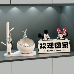 Key Storage at the Entrance, Luxury Entryway Decorations, High-End Living Room Shoe Cabinet Decorations, Home Tv Cabinet