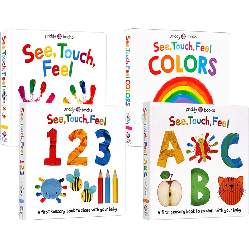 See Touch Feel 触觉视觉嗅觉感官认知触摸书First Sensory Book