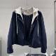 
5513 New Autumn Women's Fashion Hooded Short Slim Fit Plus Size Mother's Jacket Jacket AA