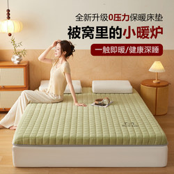Milk Velvet Anti-Pressure Cotton Mattress Soft Pad for Home Bedroom Bed Mattress Dormitory Student Winter Thickened Mattress Sleeping Pad