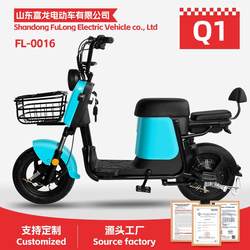 Fl-0016 New Model Q1 Electric Vehicle Manufacturer 48V Two-Wheeled Electric Bicycle Cross-Border Battery Vehicle Source Factory