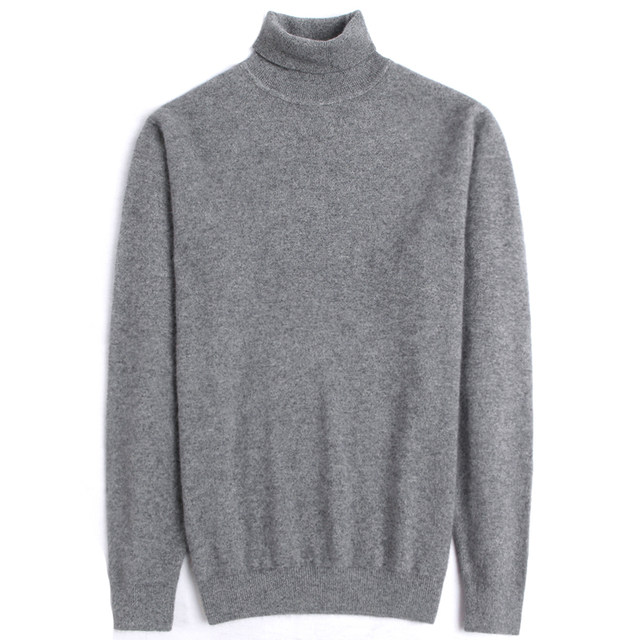 Clearance special price Ordos 100% cashmere sweater men's thick wool ...