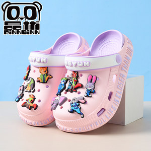 
Zootopia Children's Croc Shoes Cartoon Summer New Home Girls' Slippers Baby Soft Bottom Anti-Slip Boys