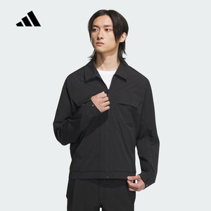 
Adidas genuine autumn new men's woven jacket coat sports casual top lapel JI8692