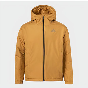 
ADIDAS Adidas trendy casual men's hooded windproof warm outdoor cotton clothing sports cotton clothing GT6557