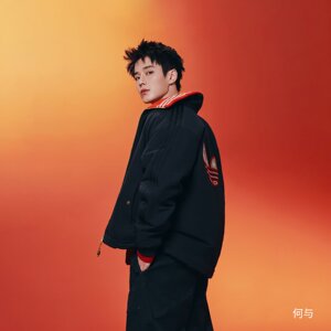 
Adidas Clover Men's Sports Loose Casual Horse Year Limited Reversible Cotton Jacket KT0639