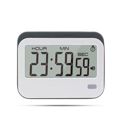 Large-Screen Silicone Multi-Function Timer Alarm Clock for Studying and Postgraduate Entrance Exams, with Vibration and Silent Timer, Kitchen Reminder