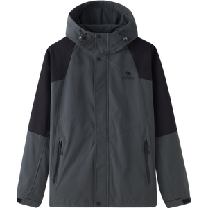 
Camel Mountain Sea Jacket Cotton Jacket Spring and Autumn New Men's and Women's Windproof, Water-Repellent and Velvet Outdoor Mountaineering Clothing