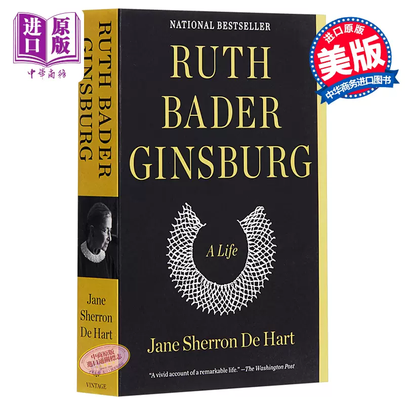 全新正版 Ruth Bader Ginsburg A Life 英文原版金斯伯格