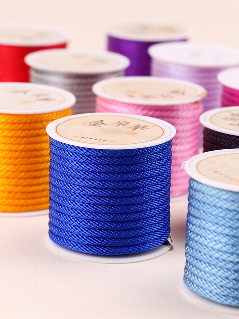 Corn rope 3mm handmade rope bracelet necklace neck jewelry line pendant ...