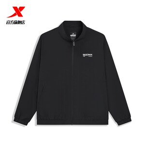 
Xtep Jacket Men's 2025 Fall New Stand Collar Loose Sports Top Jacket Trench Coat 975329150369