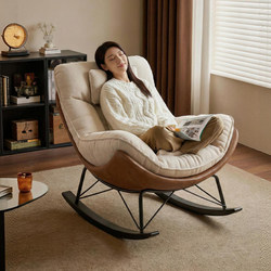 Rocking Chair Recliner Balcony Home Leisure Single Lazy Sofa Living Room Light Luxury Adult Sleepable 2026 New Model