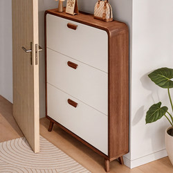 Ultra-Thin Shoe Cabinet for Home Entrance, 2025 New Popular Model, High-End Entryway Ultra-Narrow Storage Cabinet, Integrated Against the Wall