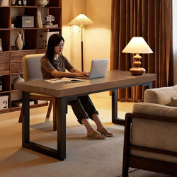 Solid Wood Computer Desk, Desktop Home Desk, Writing Desk, Study Desk, Study Room Office Desk, Simple Desktop Workbench