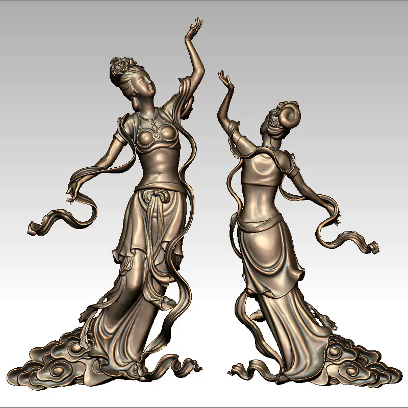 本珊瑚 雕刻  立体画 珊瑚雕刻