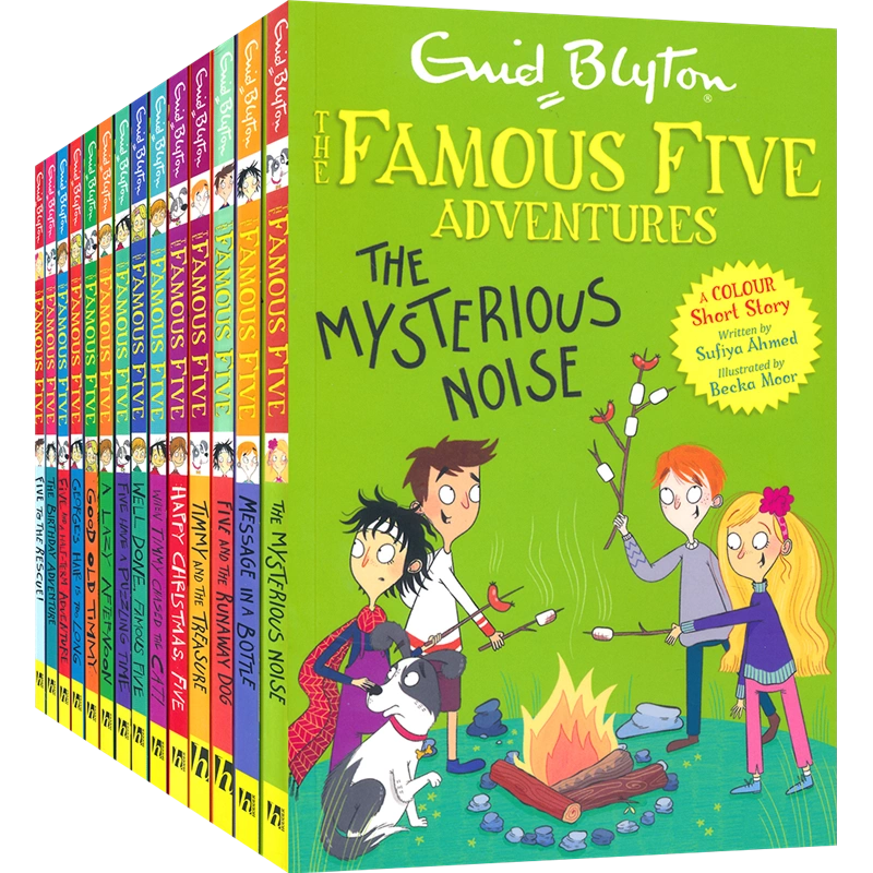 Enid Blyton Famous Five Adventures Colour Reads 五伙伴历险记全彩 