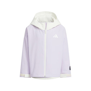 
Adidas children's clothing 25 spring new style for boys and girls woven jacket hooded color-blocking casual top KB4578