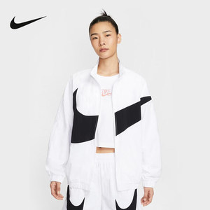 
Nike Nike woven jacket for women 25 autumn new loose breathable large hook stand collar sports jacket HV4108-100