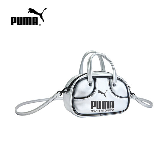 
PUMA Puma ROS same metallic retro candy bag 2025 autumn women's handbag shoulder bag 092485-01