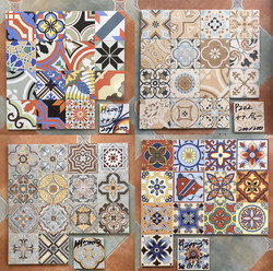 Nordic Retro Style Tiles 200 Balcony Mosaic Floor Tiles Colorful Small Tiles Kitchen Wall Tiles Bathroom Tiles