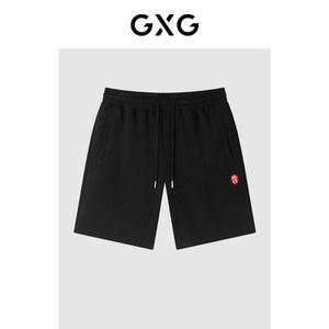 
GXG men's shorts waffle loose split splicing 2023 summer product