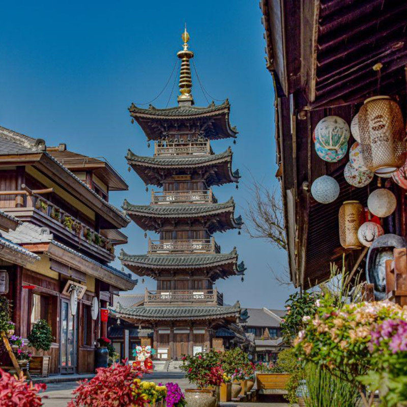 无锡三国城+鼋头渚+灵山大佛+拈花湾+苏州拙政园+周庄4日纯玩游