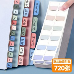 Index Tabs Can Be Written On, Bookmark Labels, Sticky Notes for Students, Small Marking Strips, Transparent Colored Fluorescent Stickers, Morandi Classification Indicator Markers, Index Tabs for Organizing and Marking