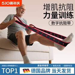 German Resistance Training Elastic Band for Middle-Aged and Elderly People, Specifically for Rehabilitation of Glute Muscles and Leg Strength Training