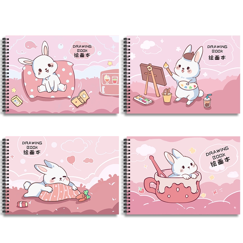 百知A4加厚素描本16K牛皮素描纸本美术生专用速写本