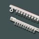 Curtain track punch-free slide rail side-mounted self-adhesive silent rail accessories rod sticky rail slide sticky pulley installation