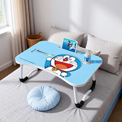 Small Bed Table for Students, Dormitory Study Desk, Writing Desk, Foldable Table, Cartoon Small Table, Laptop Stand, Bed Desk for Home Use, Children's Bedroom, Bay Window, Balcony, Lap Table, Kang Table