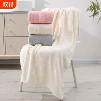 7A Antibacterial Genuine Thickened Velvet Cartoon Bath Towel