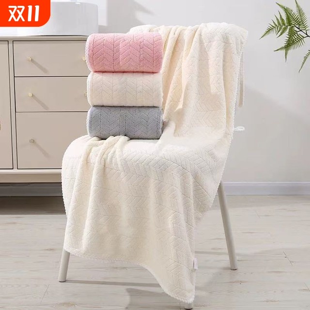 7A antibacterial genuine thickened velvet cartoon bath towel for home use for men and women bathing and wrapping, soft, water-absorbent and lint-free