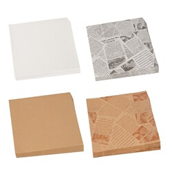 Oil-Absorbing Paper, Snack Oil-Proof Paper Mat, Baking, Frying, American-Style Fried Chicken, Pizza, Barbecue, Sandwich, Special Serving Plate, Bread