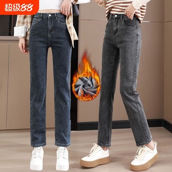 
Fleece straight jeans purchased more than 1,000 times