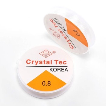 1 installation of 0.8mm pearl elastic line DIY manual accessories