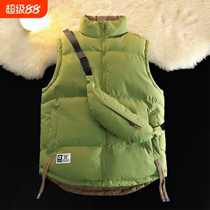 
Double-sided cotton vest men's winter thickened warm vest vest sleeveless cotton clothing plus size casual jacket new style