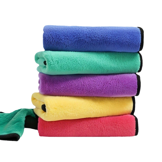 Car wipe towel special towel not to shed car glass water absorbent rag car special cloth car wipe thick car wash towel