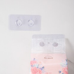 Tissue Paper Towel Hook, Strong Adhesive Hook for Kitchen and Living Room Walls, No-Drill Installation, Adhesive Hook with Heavy-Duty Load-Bearing Capacity