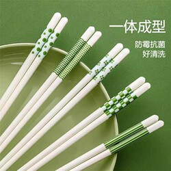 Chopsticks for Home Use, Ceramic Chopsticks, Healthy, Mold-Resistant, High-Temperature Resistant, Simple Dining Chopsticks, Jingdezhen Tableware, Personal Chopsticks