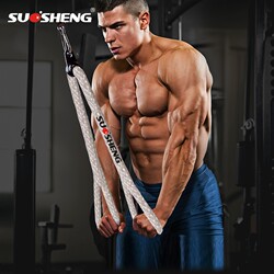 Cable Extension Rope for Fitness Gantry Rack, High Pull-Down Rope, Double-Head Press-Down Bird Fly Machine, Biceps and Triceps Trainer