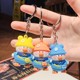 Cartoon cute backpack duck keychain 1