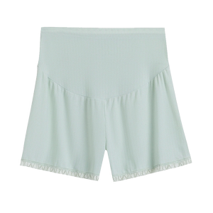 Pregnant women ice silk safety pants anti-exposure summer thin style adjustable outer wear loose base shorts summer clothing