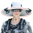 Mũ có quạt sạc năng lượng mặt trời mùa hè câu cá chống nắng che nắng cho nam đi bộ đường dài mũ nữ gấp gọn mũ bảo hộ công trường Mũ Bảo Hộ