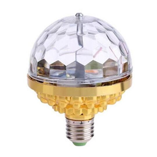 2 Luci Rotanti Led Palla Magica Colorata Con Presa E Interruttore - Per Feste, Camere Da Letto E Discoteca