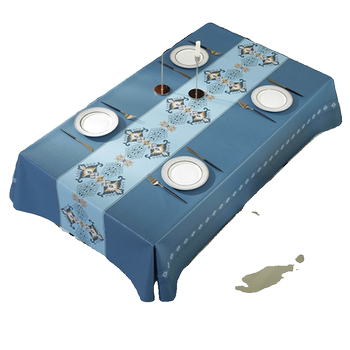 Light luxury high-quality waterproof PVC oil-proof environmentally friendly tablecloth