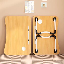 Foldable Table, Small Table for Bed, Student Desk, Small Dining Table, Home Bedroom Bed Dining Table, Dormitory Computer Table