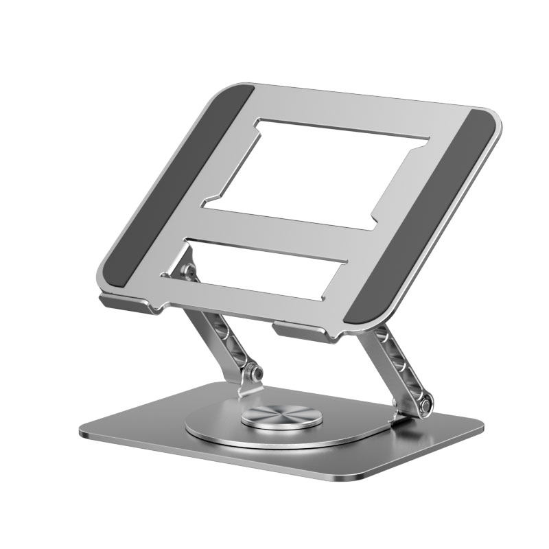 Support Portable Sous Bureau Acier Carbone - Rangement Ordinateur Portable Et Clavier Multifonction
